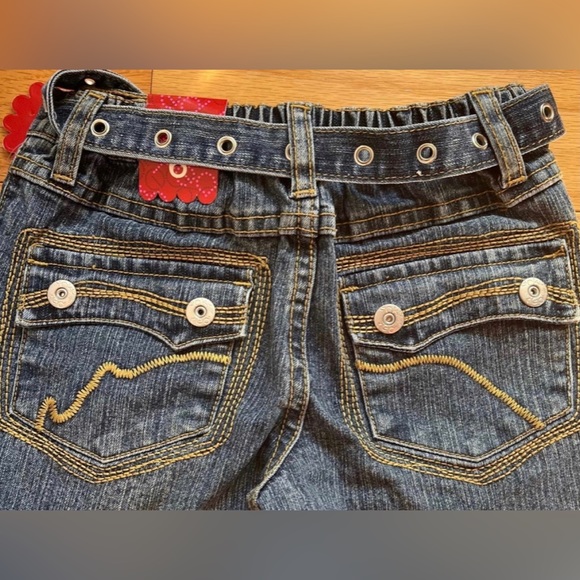 Ecko Red Girls Jeans Dark Stonewash Denim Foundry Size 6 - Picture 2 of 6